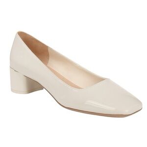 Franco Sarto Neri Square Toe Pump Cream